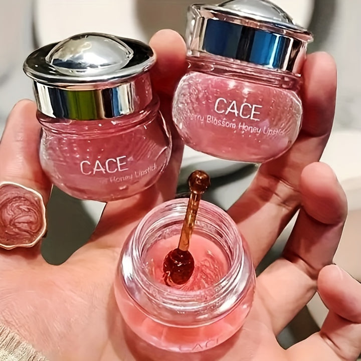 3-Pack Rich Rose, Cherry, and Peach Lip Balm Set - Intensive Moisturizing and Nourishing Lip Mask for Soft, Plump, and Hydrated Lips - Suitable for All Skin Types, Unisex, and Long-Lasting - Total Trends Fusion