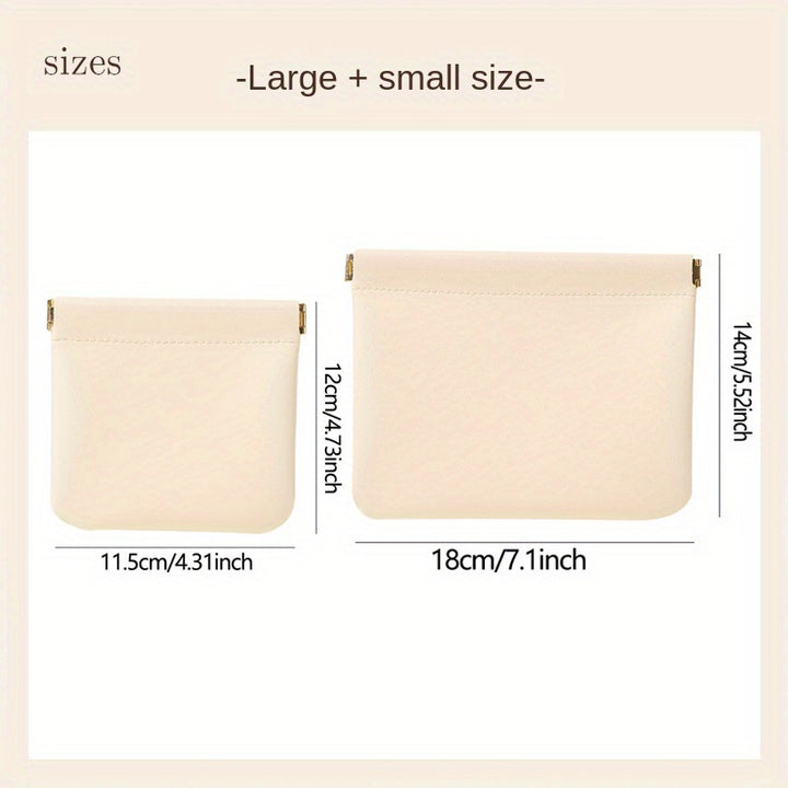 Portable And Efficient Cosmetic Bag, With Intelligent Automatic Closing Super Durable And Spacious Cosmetic Bag, With Automatic Closing, Convenient For Packaging And Travel - Total Trends Fusion