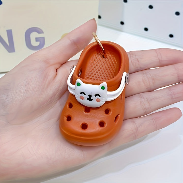 6PCS Whimsical Shoe-Shaped Bell Keychain - Unique Creative Design, Exquisite Small Gift, Backpack Pendant, Bag Accessory, Birthday, Party, Holiday Gift Idea - Total Trends Fusion