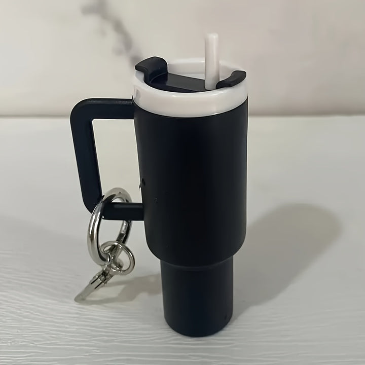 Mini Water Bottle Keychain - Street Style, Plastic Material, Suitable for Men And Women - Total Trends Fusion