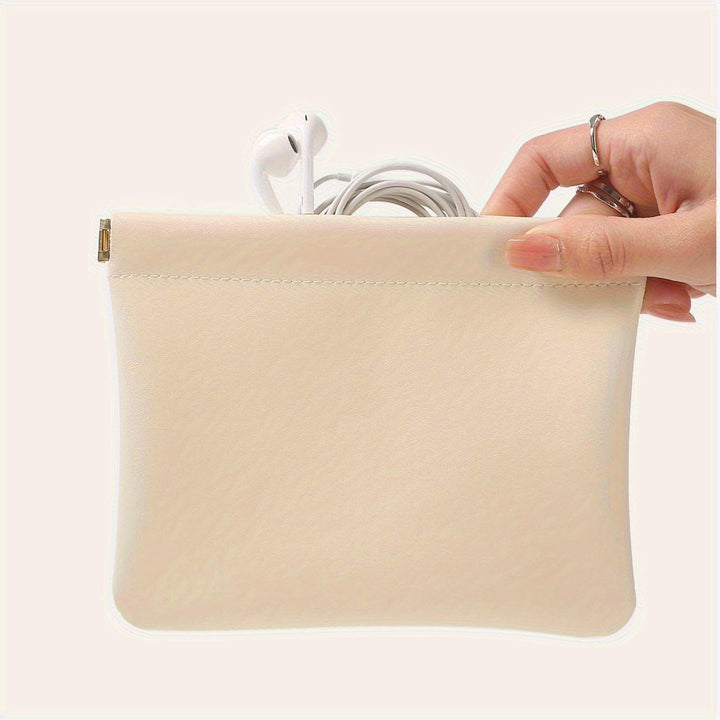 Portable And Efficient Cosmetic Bag, With Intelligent Automatic Closing Super Durable And Spacious Cosmetic Bag, With Automatic Closing, Convenient For Packaging And Travel - Total Trends Fusion