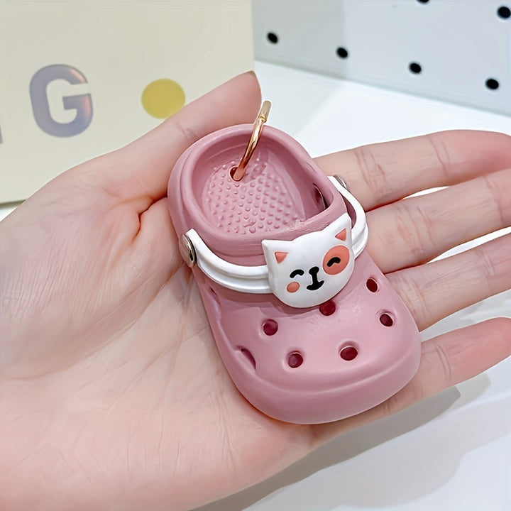 6PCS Whimsical Shoe-Shaped Bell Keychain - Unique Creative Design, Exquisite Small Gift, Backpack Pendant, Bag Accessory, Birthday, Party, Holiday Gift Idea - Total Trends Fusion
