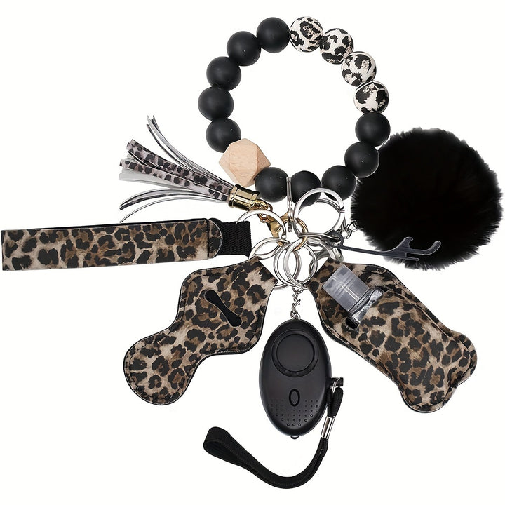 Keychains For Women Keychain Kit Bracelet Wristlet Keyring For Women Key Chains Key Ring With Personal Alarm - Total Trends Fusion