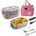 Electric Lunch Box Food Heater for Work - 12V/24V/110V Food Warmer for Car Truck Outdoor with Stainless Steel Containers Potable Heating lunch Box for Adults Camping - Total Trends Fusion