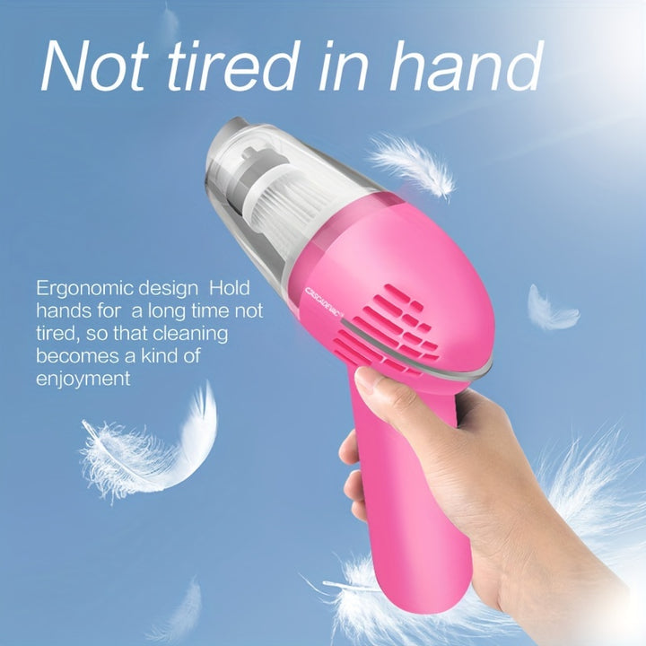 Car Vacuum Cleaner Strong Suction Super Power Dry And Wet Cleaning Cat Hair Pet Hair Multifunctional Portable Mini Handheld - Total Trends Fusion