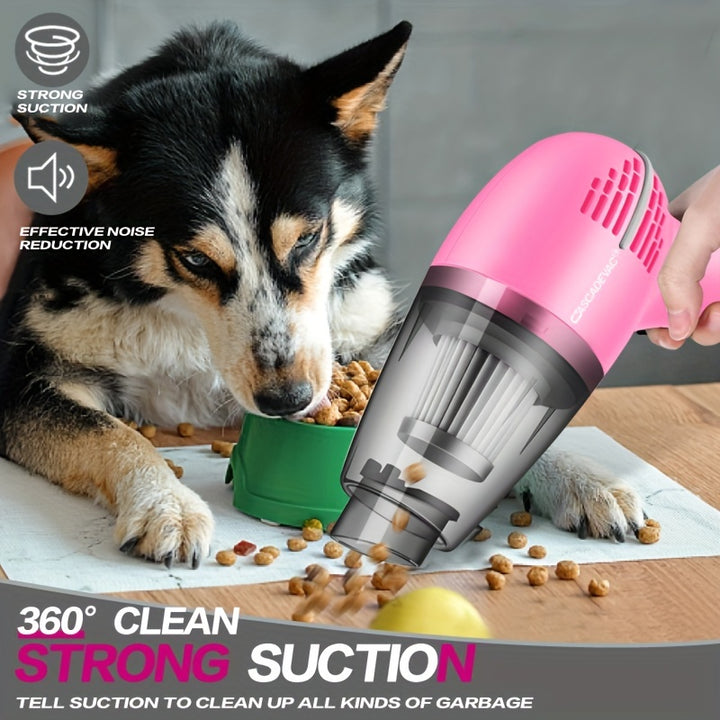 Car Vacuum Cleaner Strong Suction Super Power Dry And Wet Cleaning Cat Hair Pet Hair Multifunctional Portable Mini Handheld - Total Trends Fusion